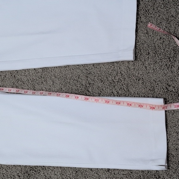 Easywear By Chicos White Pull On Slim Professional Slacks Pants Size 1.5(10) - Picture 9 of 12